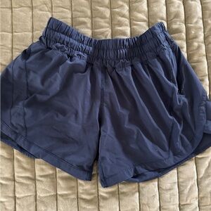 Track That High Rise Lululemon HR 5” Navy